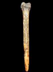 Cassowary Bone Dagger/Spatula, Sepik River &ndash; 25-16 SOLD