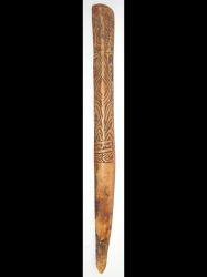Old Cassowary Bone Dagger, Papua New Guinea - #8143