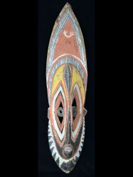 Wooden Yam Mask, Maprik Area, New Guinea - 10975